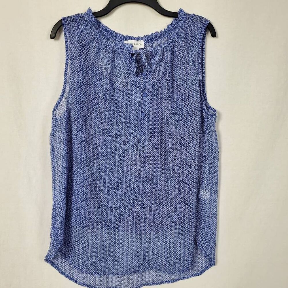 Liz Claiborne XL Blue Top - Picture 4 of 6